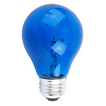 Blue Light Bulb