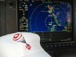 Haiti Relief Flight Map Hat